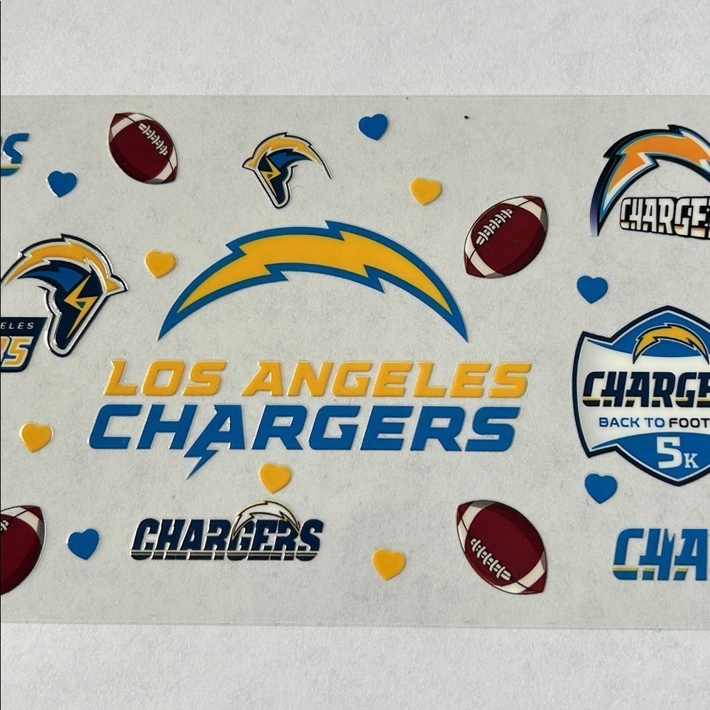 Chargers Cup Decal 290